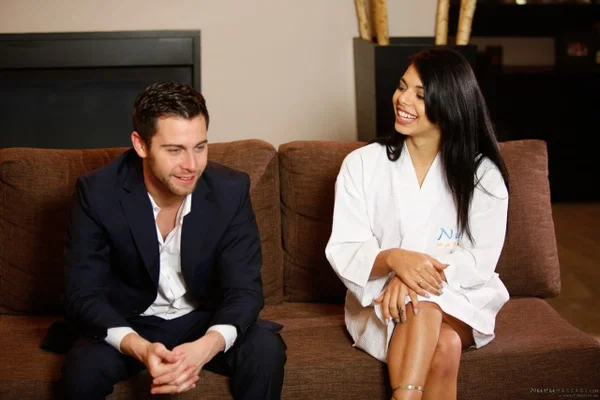 Brazilian masseuse Gina Valentina makes the acquaintance of Seth Gamble  - Massage, Teen, Cute, Latina, Non Nude  - Photo 8
