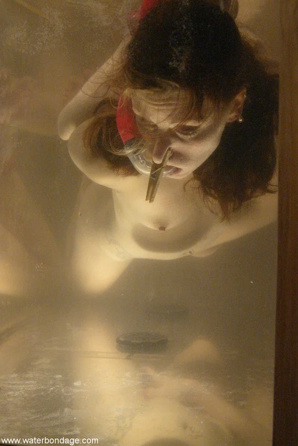 Water Bondage featuring Carly Naked XXX  - Underwater, Wet, Fetish, BDSM, Lesbian, Bondage, Tiny Tits, Feet, White, Non Nude  - Photo 13