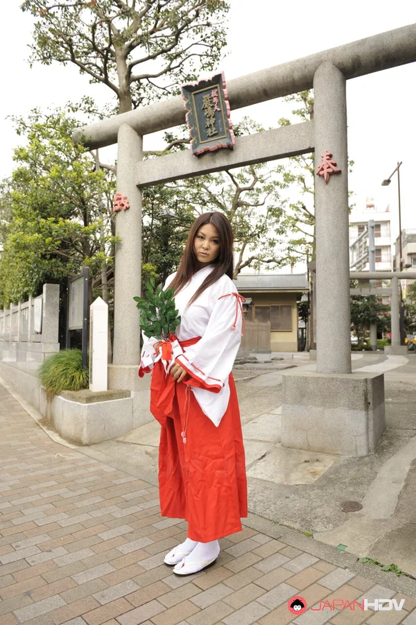 Japanese MILF Airi Ai exposes her upskirt pussy at a Shinto shrine  - Japanese, MILF, Asian, Upskirt, Hairy, Public, Non Nude, Babe, Beautiful, Solo  - Photo 1