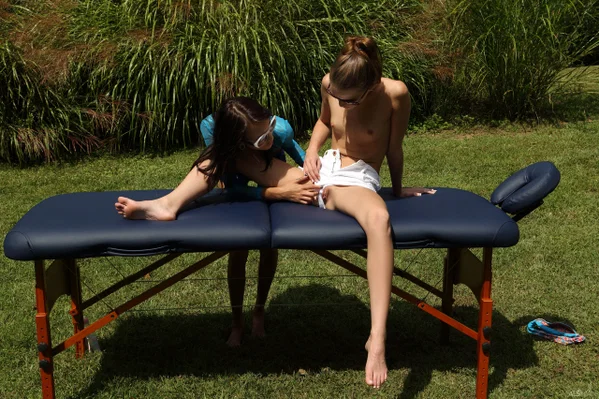 ALS Scan performed by Janice Griffith, Kacy Lane Porn Gallery  - Skinny, Close Up, Amateur, Glasses, Outdoor, Ass, Shaved, Spreading, Massage, Dildo  - Photo 5
