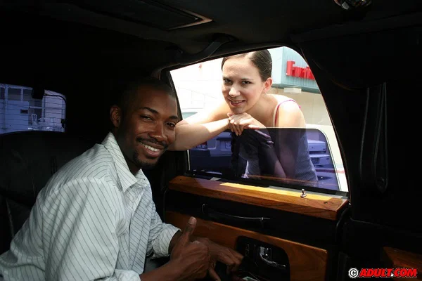 Slutty white girl Cristina Agave blows a big black boner in the car  - Interracial, Reality, Handjob, Panties, Tiny Tits, Undressing, Blowjob, Natural Tits, Ass, Big Cock  - Photo 3