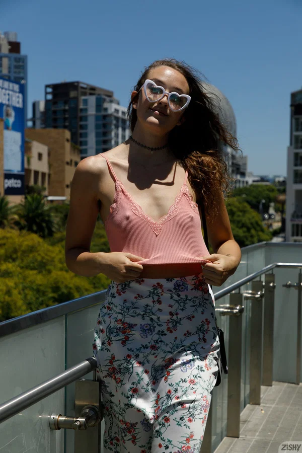 Sexy amateur babe Dubsie shamelessly flashing her panties in public  - Public, Upskirt, Clothed, Amateur, Skinny, Panties, Teen, Glasses, Sexy, Skirt  - Photo 6