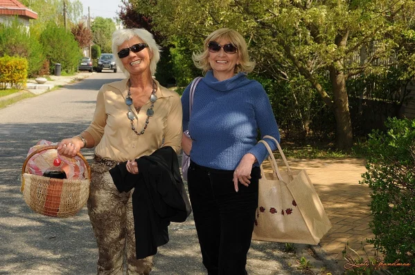 Czech MILFs Orchidea & Sally G get dirty with a strap-on in lesbian threesome  - Mature, Old Young, Lesbian, Teen, Pussy, Outdoor, Feet, Spreading, Short Hair, Non Nude  - Photo 1