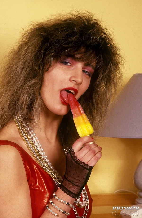 Lolly sports red lips and big hair while engaging in pussy to mouth sex  - Facial, Hairy, Cumshot, Pussy Licking, Ass Fucking, Deepthroat, Clothed, Stockings, Big Cock, Hardcore  - Photo 1