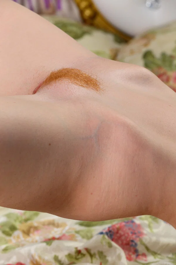 Long-haired ginger Brisa A strips & teases with her long legs & sexy holes  - Redhead, Beautiful, Hairy, Teen, Flexible, Close Up, Babe, Pussy, Spreading, Model  - Photo 16
