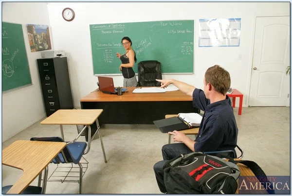 Tempting MILF teacher Marilyn Scott getting laid hardcore in the class  - Teacher, Glasses, MILF, Reality, Big Tits, Cumshot, Cum In Mouth, Hardcore, Facial, Ass  - Photo 3