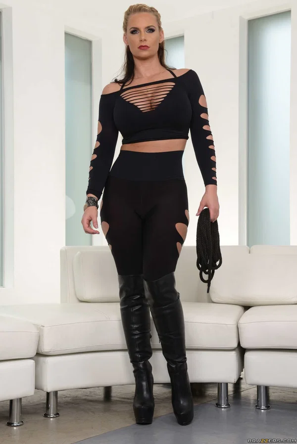 Attractive femdom in sexy boots Phoenix Marie bends over and shows her big ass  - Boots, MILF, Teen, Pornstar, Lesbian, Big Tits, Skinny, Pussy, Short Hair, Spreading  - Photo 1
