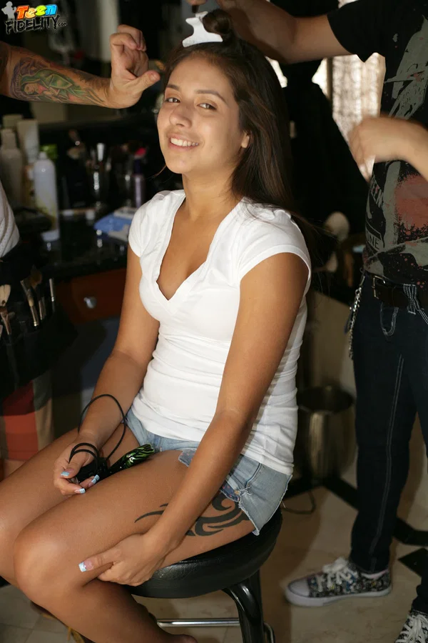 Young Latina girl Jynx Maze finds herself being seduced at the Madison's house  - Selfie, Homemade, Latina, Mature, Teen, Bikini, Cute, Natural Tits, Tattoo, Clothed  - Photo 1