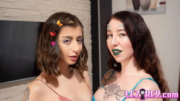 Compilation of lesbian girls posing for safe for work shoots  - Lesbian, Lingerie, Reality, Czech, Tattoo, Ass, Face, Panties, Nipples, Close Up  - Photo 1