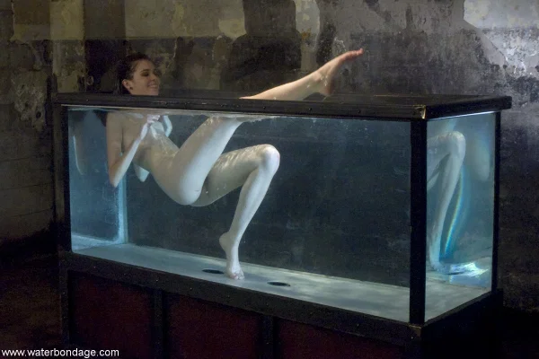 Water Bondage featuring Isobel Wren Porn XXX  - Underwater, Fetish, Emo, Wet, MILF, BDSM, Bondage, Sexy, Face, Natural Tits  - Photo 1