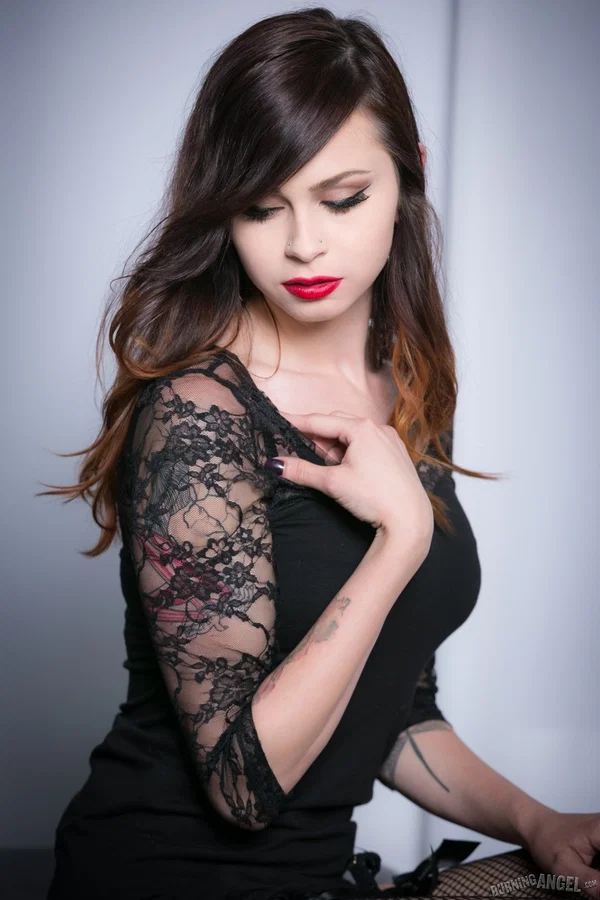 Erotic teen Vera Drake gives sultry striptease to spread pussy in stockings  - Fetish, Teen, Pale, Brunette, Pretty, Cute, Spreading, Pussy, Non Nude  - Photo 2