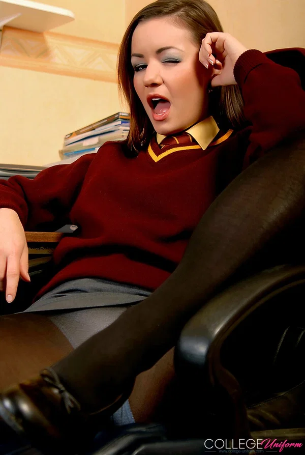 College Uniform featuring Jana Mrazkova Naked Pictures  - Schoolgirl, College, Uniform  - Photo 8