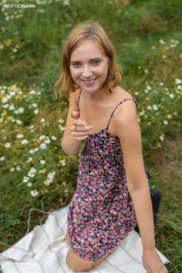 Sinful 18 year old Ukrainian teen Oxana Chic strips & masturbates in nature  - Amateur, Outdoor, Ukrainian, Blonde, Teen, Panties, White, Cute, Brunette, European  - Photo 3