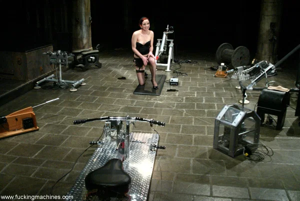 Redheaded American MILF in panties & stockings Pinky Lee fucks a machine dildo  - MILF, Bondage, Fetish, Sexy, Pussy, BDSM, Face, Panties, Tall, Redhead  - Photo 21