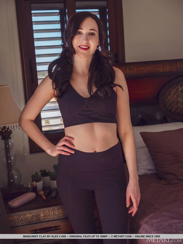 Hot teen Margaret Clay ditches spandex leisurewear for great nude poses  - Spreading, Teen, Pussy, Ass, Model, Tiny Tits, Natural Tits, Yoga Pants, Shaved, Panties  - Photo 1