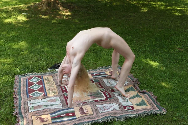 Skinny blonde babe Emma Starletto spreads her bald clam in the park  - Public, Outdoor, Shaved, Amateur, Pussy, Teen, Cute, Skinny, Spreading, Blonde  - Photo 7