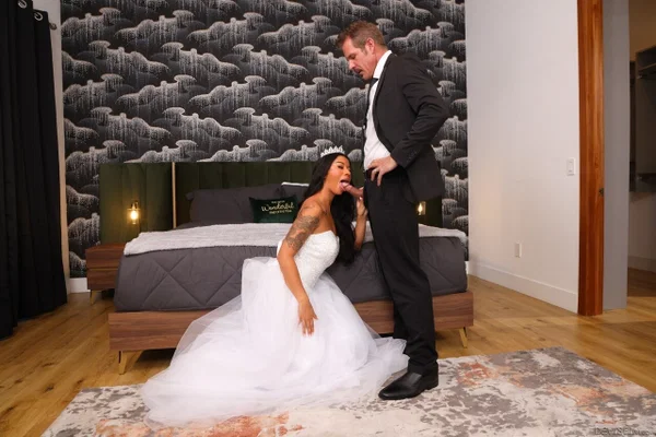 Adult Time Ameena Green, Jason Sarcinelli  - Ebony, Petite, Family, African, Wedding, Hardcore, Interracial, Pussy, Brunette, Latina  - Photo 13