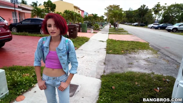 Redhead cutie Lola Fae enjoys assfucking and warm cum in the car  - Hardcore, Teen, Anal, Amateur, Redhead, Reality, Jeans, Petite, Short Hair, Skinny  - Photo 2