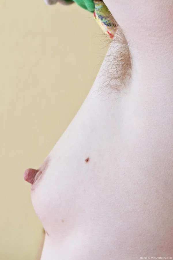 Horny teen Marka removes her short skirt and shows off her beaver  - Hairy, Armpit, Pale, Blonde, Amateur, Pussy, Feet, Spreading  - Photo 4