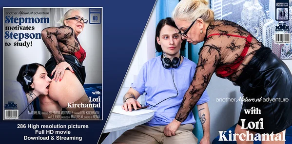 Blonde granny Lori Kirchantal has sex with her toy boy in stockings  - Granny, Stepmom, Curvy, Amateur, Chubby, Ass Fucking, Glasses, Upskirt, Pussy Licking, BBW  - Photo 11