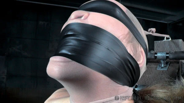 Naked MILF Rain Degrey undergoes a thoroughly degrading bondage experience  - BDSM, Bondage, MILF, Shaved, Blindfold, Close Up, Anal, Spanking, Big Tits, Pussy  - Photo 2