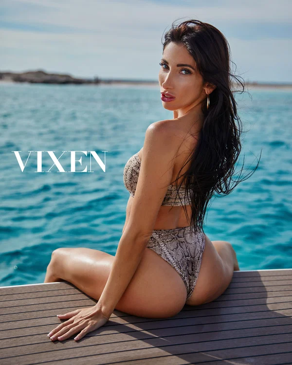 Brunette vixen enjoys wild doggystyle sex at the beach & eats a load of cum  - French, Pornstar, Bikini, Blowjob, Doggy Style, Cumshot, Ass Fucking, Outdoor, Hardcore, Beach  - Photo 4