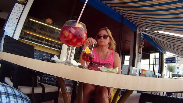 Mature woman Nude Chrissy exposes her tits and pussy while at the beach  - Mature, Public, MILF, Chubby, Curvy, Thick, Beach, Dutch, BBW, Shorts  - Photo 2