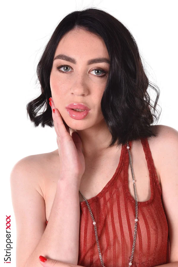 Sexy brunette Vivian Grace strips to her birthday suit before masturbating  - Short Hair, Tiny Tits, PAWG, Clothed, Ass, Natural Tits, Legs, High Heels, Upskirt, Tattoo  - Photo 3