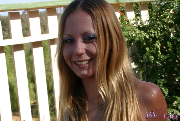 Naughty teen Katie goes topless while teasing in sexy panties outdoors  - Lesbian, Cute, Teen, Sexy  - Photo 20