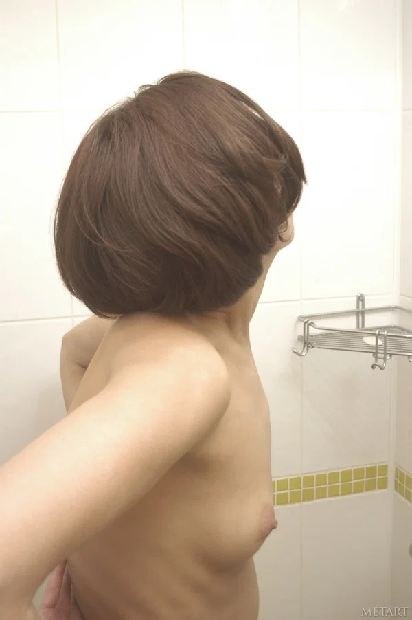 Brunette amateur Tatyana A reveals her hot bum and showers in a solo  - Shower, Short Hair, Wet, Teen, Glamour, Ass, Babe, Spreading, Pussy, Amateur  - Photo 14
