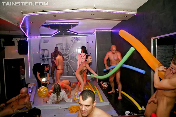 Lecherous european cum-gazzlers goung wild at the party with hung lads  - Party, European, Groupsex, Facial, Cumshot, Blowjob, Shower, Clothed, Ass Fucking, Handjob  - Photo 12