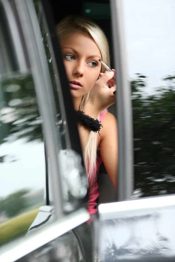 Beautiful blonde Grace peels off her tight dress in public and poses nude  - Blonde, Outdoor, Shaved, Upskirt, Big Clit, Teen, Babe, Tiny Tits, Pussy, High Heels  - Photo 1