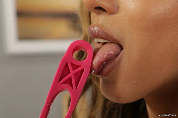 Luscious babe Luna Black shows her firm juggs and toys her hot holes  - Shorts, Latina, Ass, Masturbation, Close Up, Dildo, Pussy, Beautiful, High Heels, Pornstar  - Photo 14