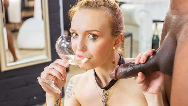 Submissive teen Belle Claire gets her face and twat fucked while leashed  - Deepthroat, Czech, Redhead, Anal, White, Blowjob, Handjob, Short Hair, Spreading, European  - Photo 1