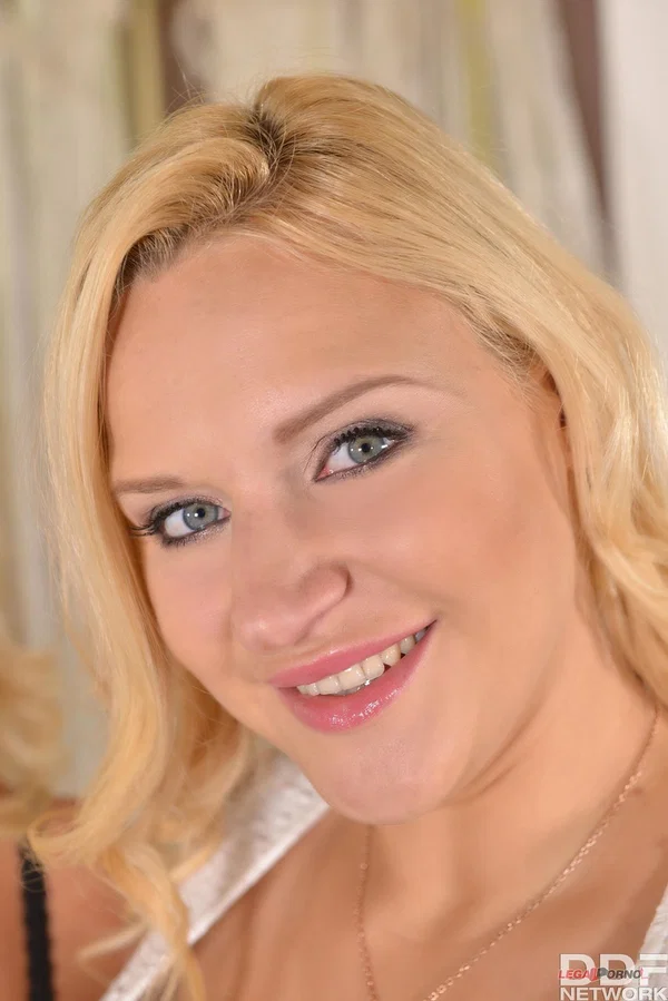 Busty moms with big tits Katie T & Dolly Fox undress & play with a pink toy  - Big Tits, Lesbian, MILF, Sexy, European, Humping, White, Kissing, Face, Dildo  - Photo 1