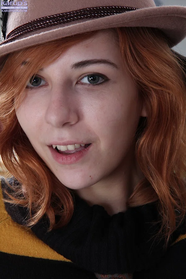Upskirt view of shaved pussy belonging to teen babe Nancy Reid  - Teen, Amateur, Redhead, Babe, High Heels, Pussy, Ass, Skirt, Face, Clothed  - Photo 2