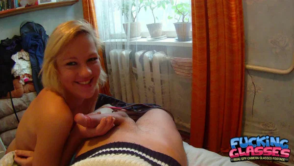 Horny blonde teen Shirley Harris enjoying steamy POV sex with a big cock  - College, Teen, Amateur, European, Blonde, Cute  - Photo 6