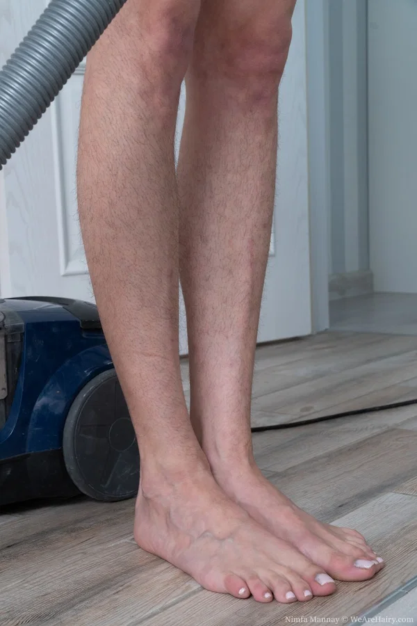 Amateur housewife Nimfa Mannay reveals her skinny hairy body while vacuuming  - Housewife, Nipples, Hairy, Anal, Amateur, Pussy, Undressing, Feet, Close Up, Shorts  - Photo 2