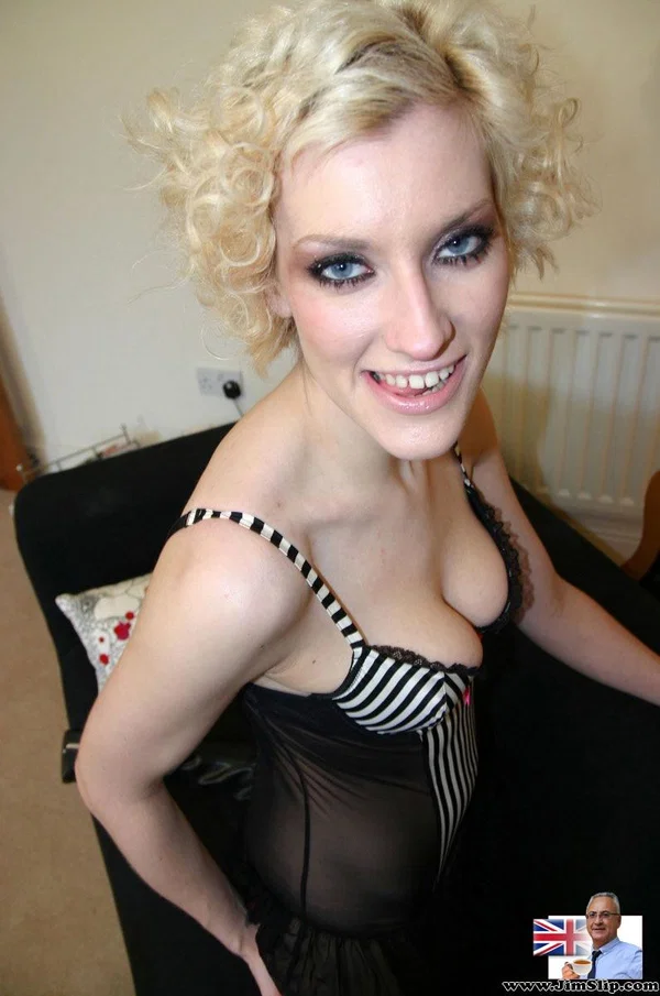 Amateur vixen Katie Fox gets fucked on the floor by old dude Jim Slip  - British, Boots, Old Man, MILF, Tall, Amateur, Stockings, Short Hair, Public, Lingerie  - Photo 7