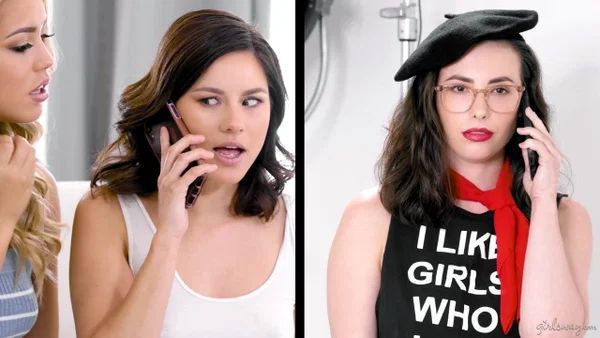 Teen girls Alina Lopez & Shyla Jennings try lesbians sex in front of family  - Mom, Reality, Teen, Glasses, Blonde, Pussy Licking, Spreading, Latina, Saggy Tits, Pornstar  - Photo 3