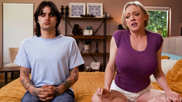 Experienced MILF with big tits Dee Williams takes her stepson's stiff rod  - MILF, Interracial, Old Young, Family, Hardcore, Stepmom, Short Hair, White, Blonde  - Photo 5