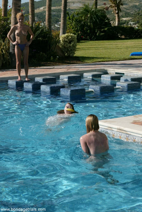 Hogtied featuring Jenni Lee, Madison Young, Star Sex Pics  - Underwater, Pool, BDSM, Wet, Redhead, MILF, Petite, Lesbian, Outdoor, Bondage  - Photo 4
