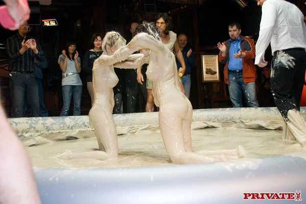 Lesbian MILFs with big breasts having a wild FFM threesome in a mud pool  - Public, Dutch, BDSM, Bondage, Fetish, Threesome, Wet, Pool, Natural Tits, FFM  - Photo 19