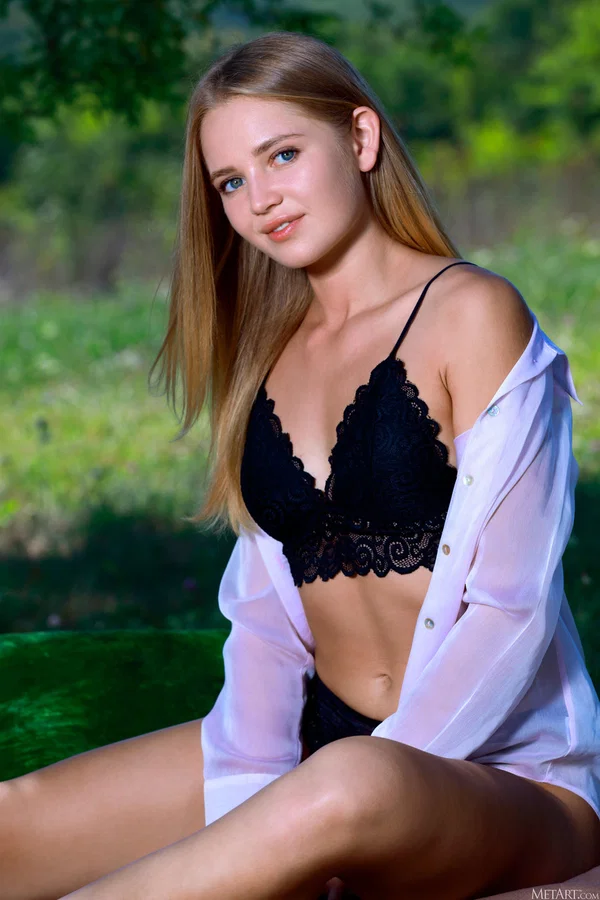 Met Art performed by Gabriella Naked Pics  - Russian, Teen, Shaved, Tiny Tits, Outdoor, Sexy, Lingerie, Beautiful, Pussy, Spreading  - Photo 1