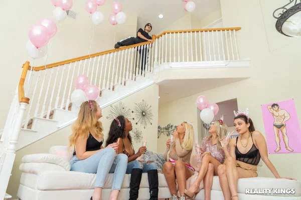 Spanish MILF Bridgette B gets a horny guy to fuck for her birthday  - MILF, Legs, Homemade, High Heels, Party, Groupsex, Spanish, Reality, Fake Tits, Cowgirl  - Photo 9