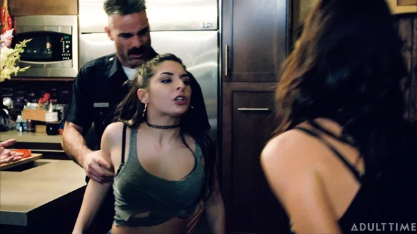 Keira Croft & Silvia Saige are subjected to hard sex by a cop during a call  - MILF, Teen, Reality, Shorts, Orgy, Ass Fucking, Fetish, Face, Big Cock, Groupsex  - Photo 1