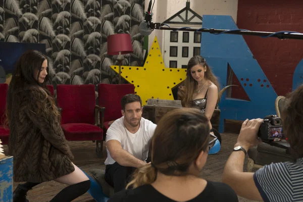 Joy Bear Alexei Jackson, Amber Nevada, Ava Dalush, Luke Hotrod, Samantha Bentley  - Spanish, Petite, Upskirt, Spreading, Hairy, Shorts, British, Kissing, Stockings, Clothed  - Photo 17