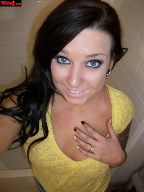 Brunette amateur WouJ shows her big booty in panties in the shower  - Selfie, Amateur, Beautiful, Solo, Close Up, Tattoo, Ass, Panties, Brunette, PAWG  - Photo 5