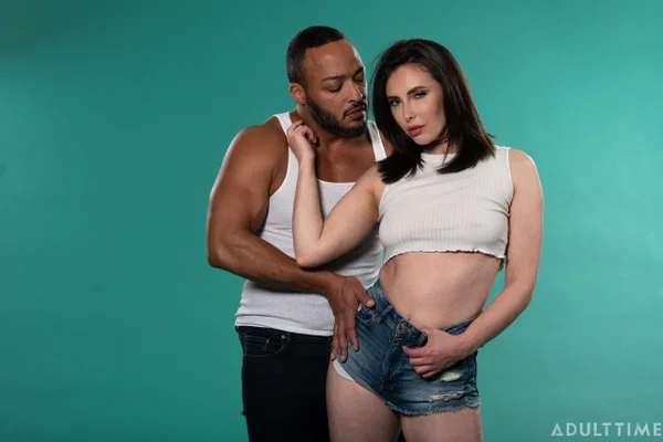 Sexy brunette Casey Calvert enjoys wild interracial sex with a black man  - Interracial, Hardcore, Shorts, Natural Tits, Nipples, Blowjob, Pussy, Tiny Tits, Spreading, Clothed  - Photo 6