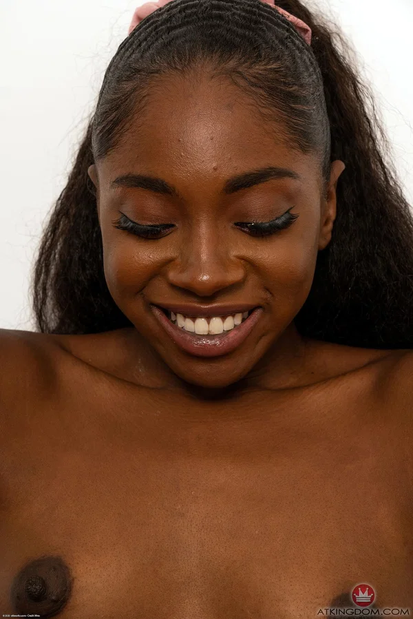 Immoral ebony teen in lingerie Anne Amari exposes her twat and tiny tits  - Ebony, Tiny Tits, African, Black, Amateur, Lingerie, Nipples, Teen, Natural Tits, Spreading  - Photo 10